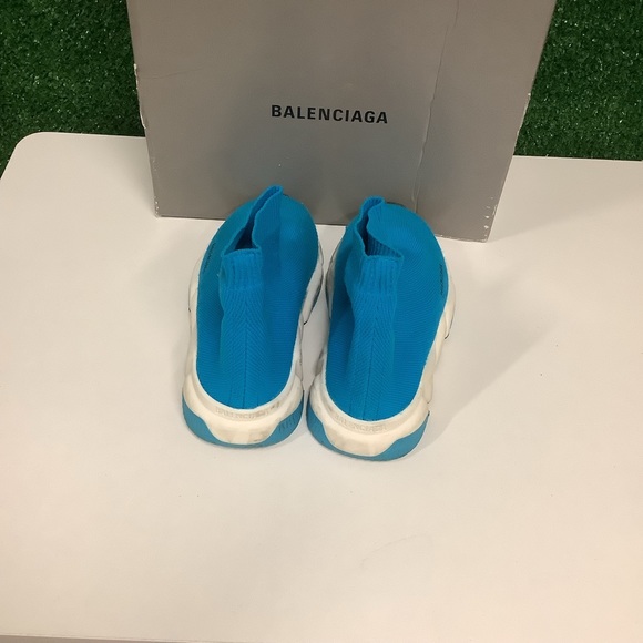 Balenciaga turquoise Azur toddler sock sneakers size 25-26 - Picture 5 of 8
